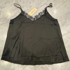 Ekouaer Black Camisole - Size Medium